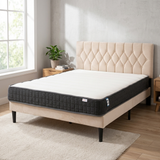 Essentials Medium Firm Open Coil Mattress with pressure-relieving foam