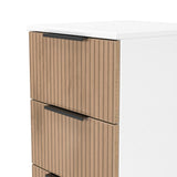 Java 5 Drawer Bedside Table