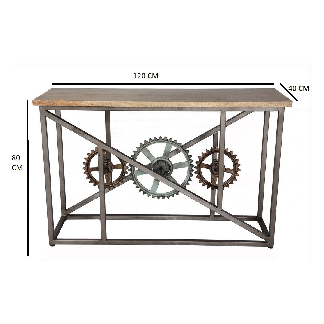 Evoke Industrial Console Table