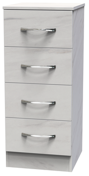 Avon 4 Drawer Bedside Table