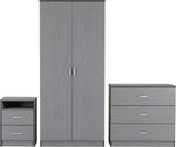 Felix Grey 3 Piece Bedroom Set