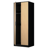 Fiji Oak Slatted 2 Door Wardrobe