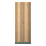 Fiji Oak Slatted 2 Door Wardrobe