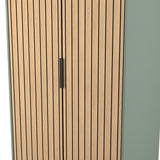 Fiji Oak Slatted 2 Door Wardrobe