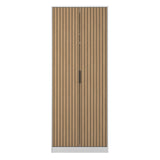 Fiji Oak Slatted 2 Door Wardrobe