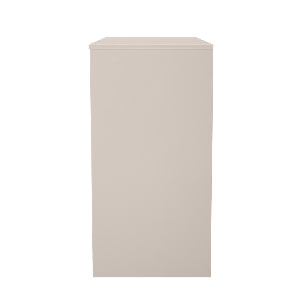Fluted 4 Drawer Pedestal Desk