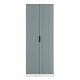 Fluted Tall 2 Door Double Wardrobe
