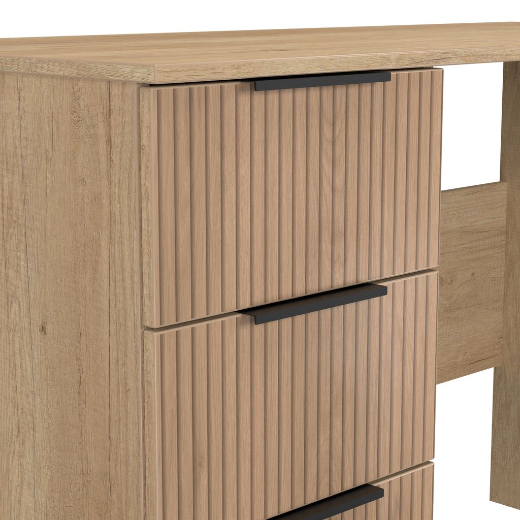Java 3 Drawer Pedestal Desk