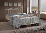 Florida Ivory Metal Bed Frame