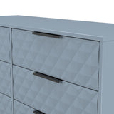 Harlequin 6 Drawer Chest with Black Hairpin Legs