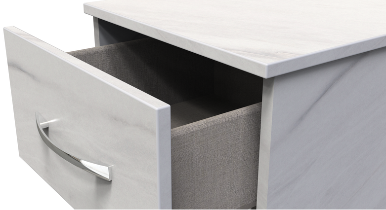 Avon 4 Drawer Bedside Table