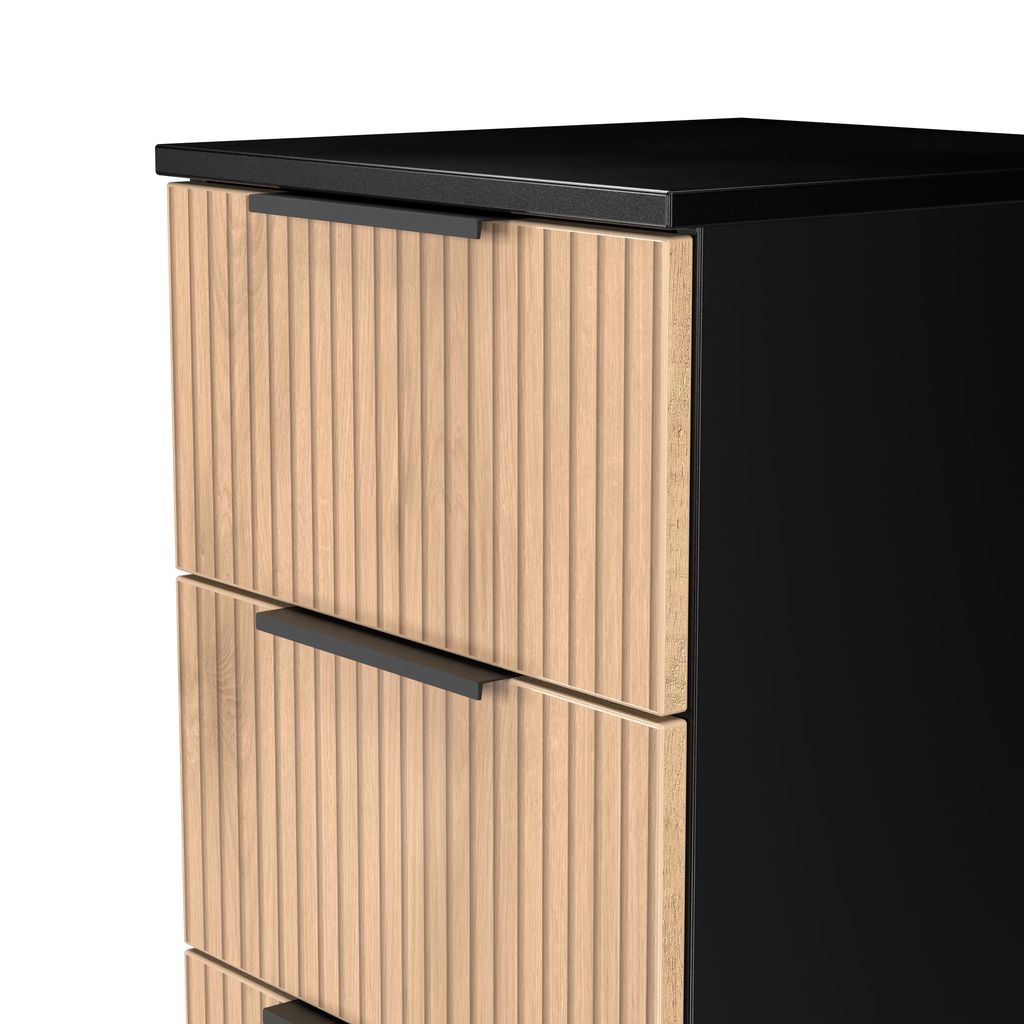 Java 5 Drawer Bedside Table