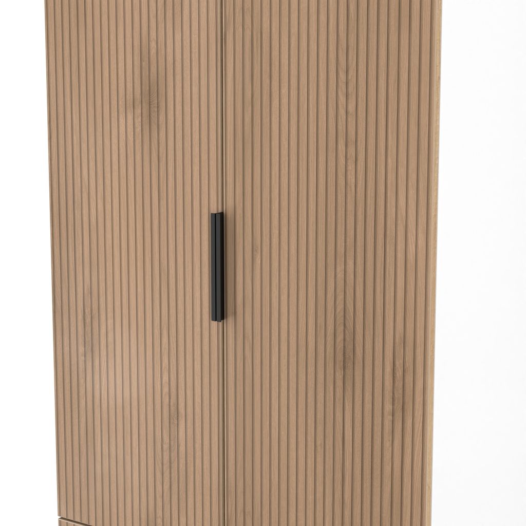 Java 2 Drawer 2 Door Double Wardrobe