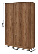 Richmond 3 Door Triple Wardrobe
