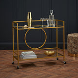 Gatsby Gold Serving Cart