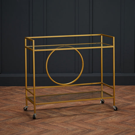 Gatsby Gold Serving Cart