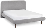 Hannah Boucle Fabric Bed Frame