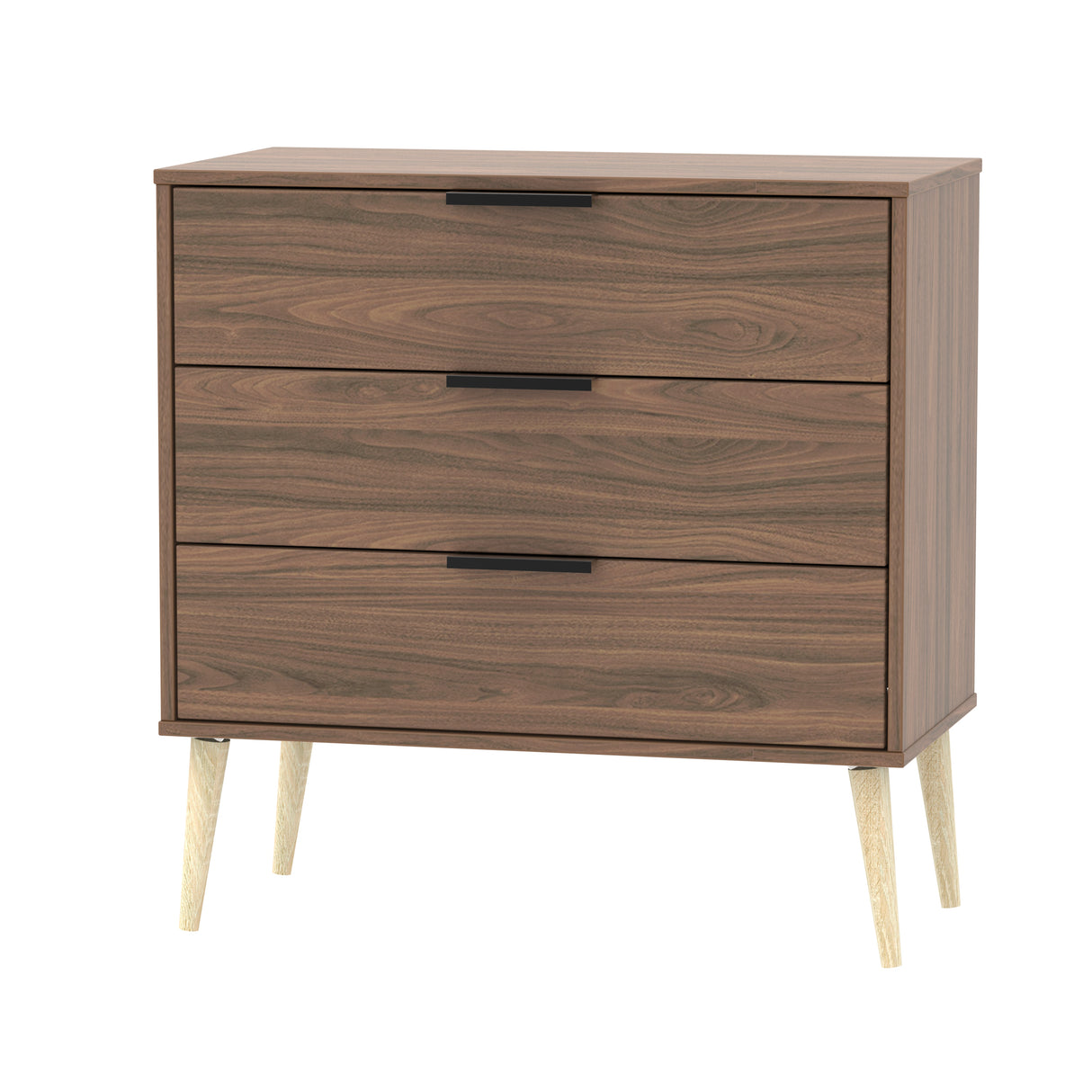 Hong Kong 3 Drawer Chest with Scandinavian Light Legs