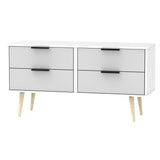 Hong Kong 4 Drawer Bed Box with Scandinavian Light Legs