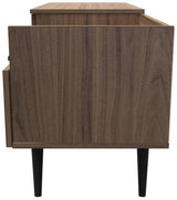 Hong Kong TV Console Unit with Black Legs