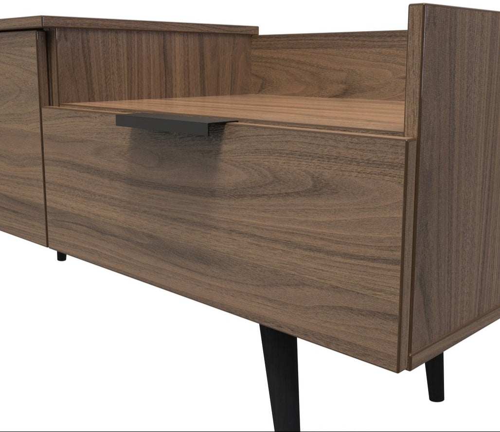 Hong Kong TV Console Unit with Black Legs