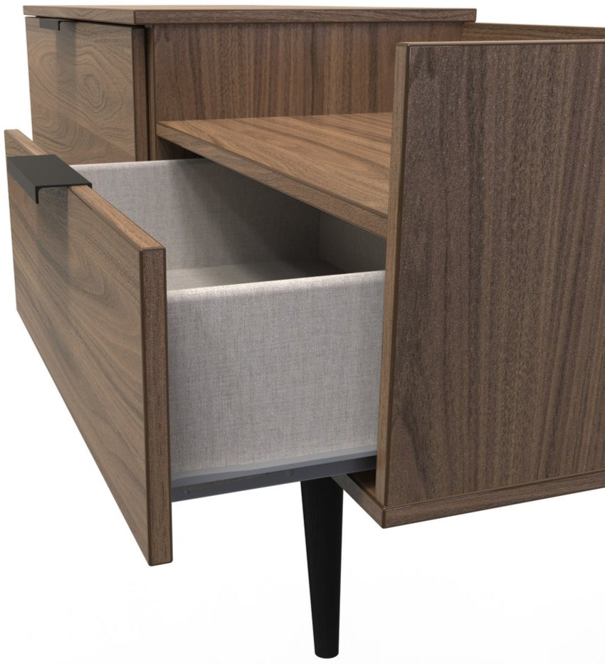 Hong Kong TV Console Unit with Black Legs