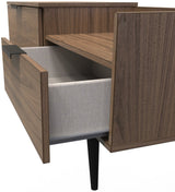 Hong Kong TV Console Unit with Black Legs