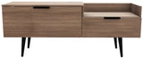 Hong Kong TV Console Unit with Black Legs