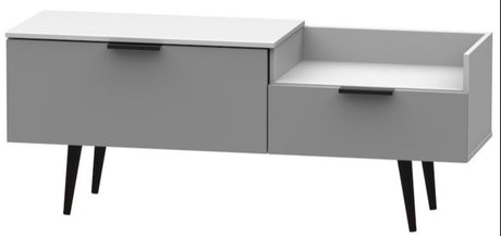 Hong Kong TV Console Unit with Black Legs