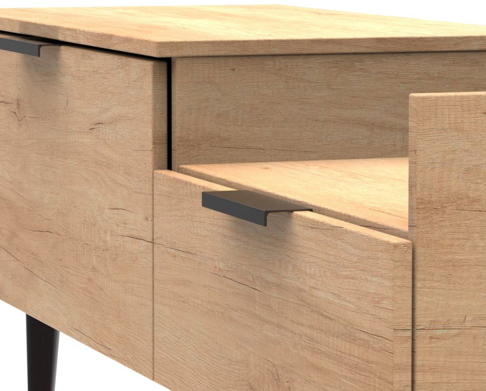 Hong Kong TV Console Unit with Black Legs