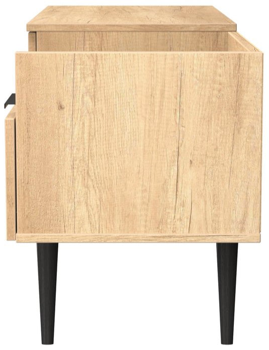 Hong Kong TV Console Unit with Black Legs