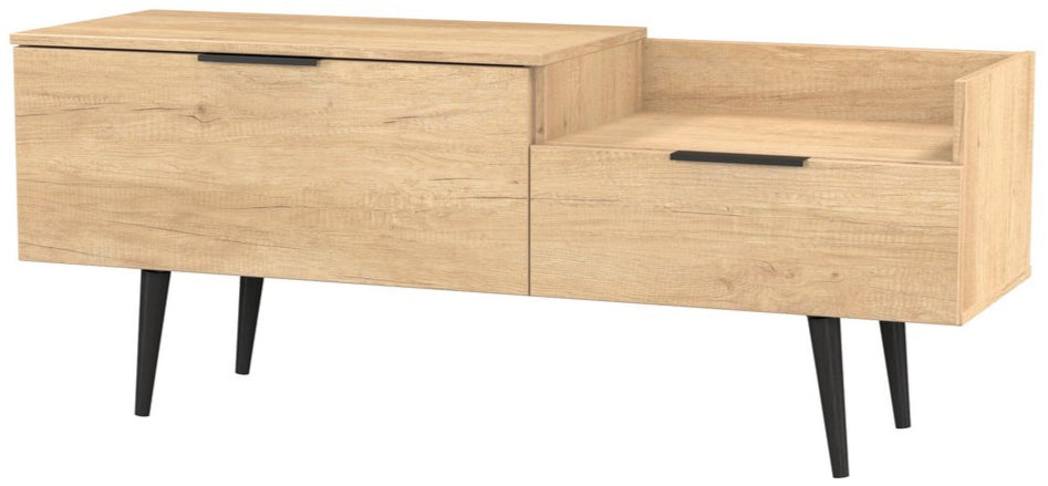 Hong Kong TV Console Unit with Black Legs