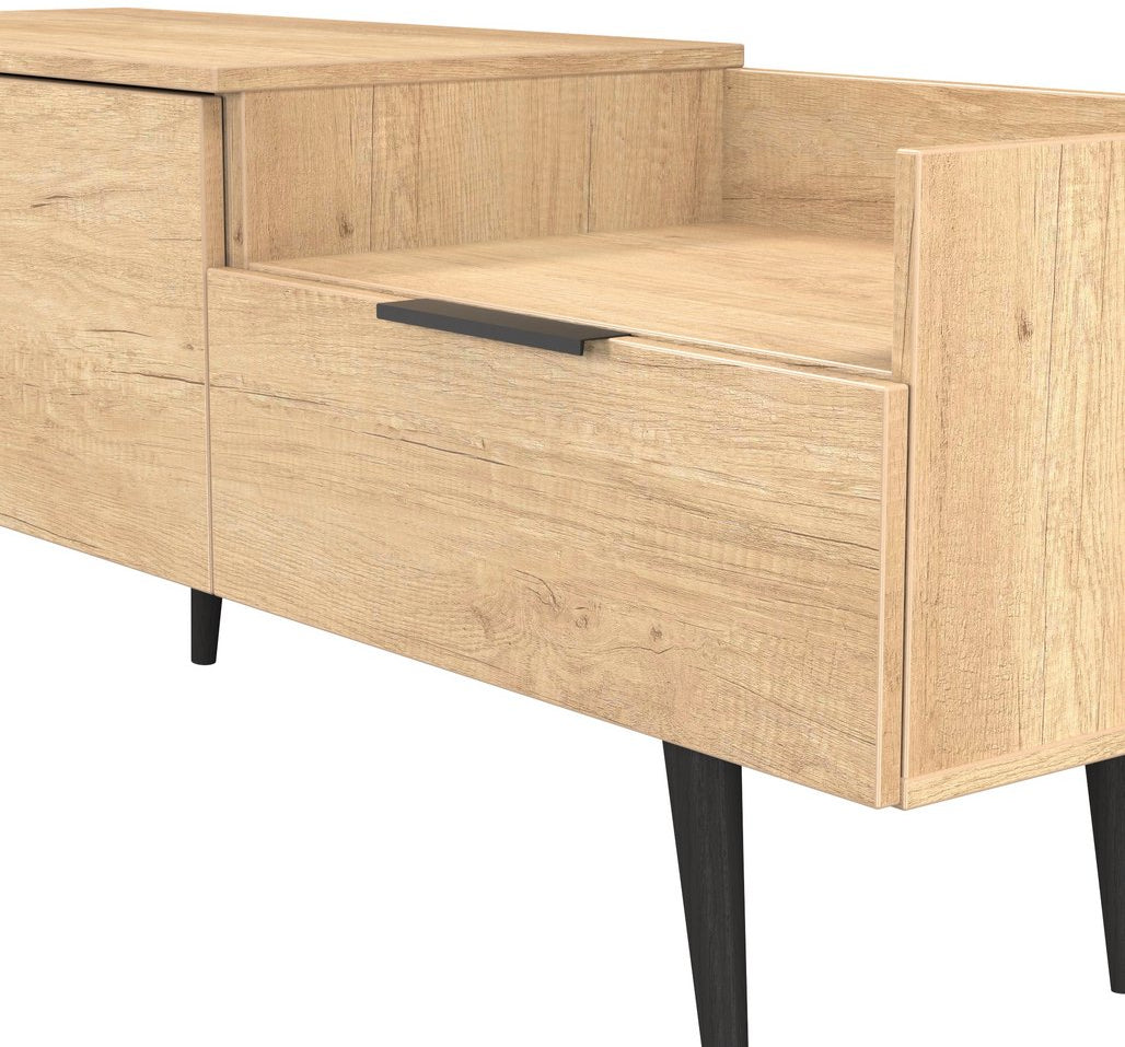 Hong Kong TV Console Unit with Black Legs