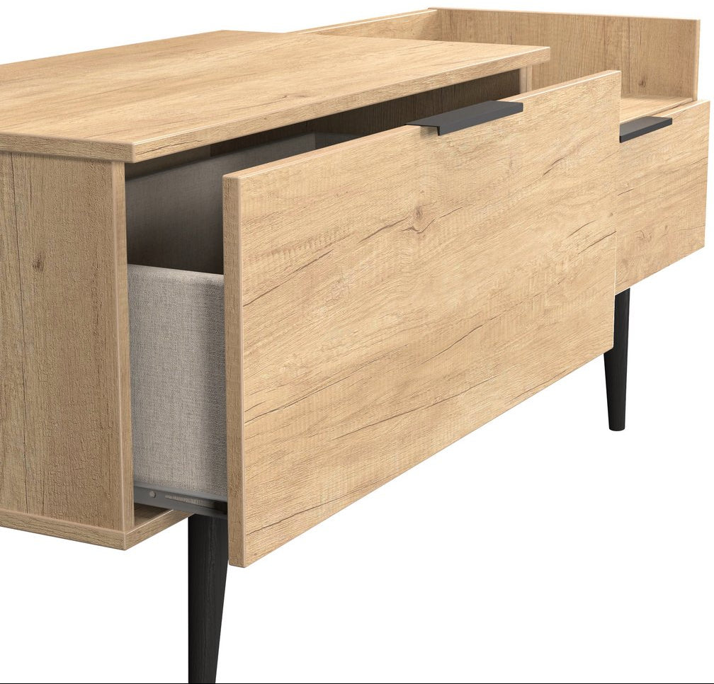 Hong Kong TV Console Unit with Black Legs