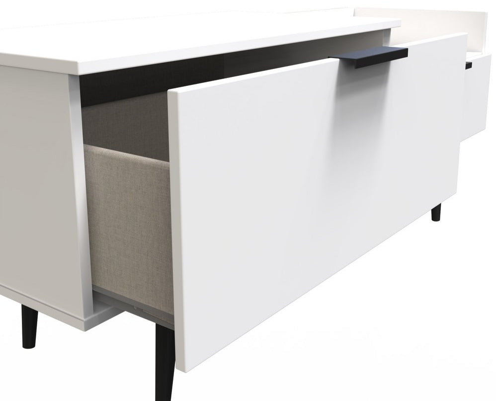 Hong Kong TV Console Unit with Black Legs