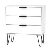 Hong Kong 3 Drawer Chest with Hairpin Legs