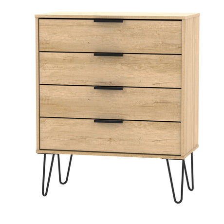 Hong Kong 4 Drawer Chest with Hairpin Legs