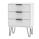 Hong Kong 3 Drawer Midi Chest with Hairpin Legs