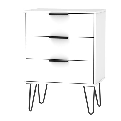 Hong Kong 3 Drawer Midi Chest with Hairpin Legs