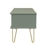 Hong Kong 1 Drawer Coffee Table with Gold Hairpin Legs