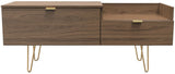 Hong Kong TV Console Unit with Gold Hairpin Legs