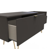 Hong Kong TV Console Unit with Gold Hairpin Legs