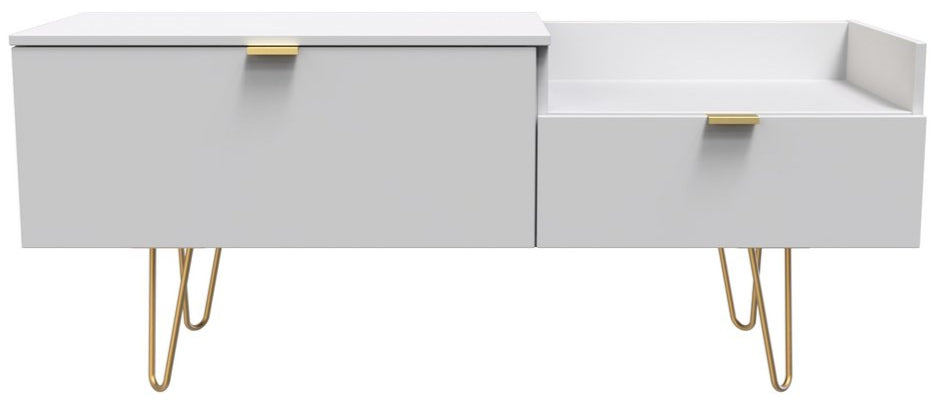 Hong Kong TV Console Unit with Gold Hairpin Legs