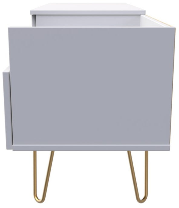 Hong Kong TV Console Unit with Gold Hairpin Legs