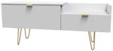 Hong Kong TV Console Unit with Gold Hairpin Legs
