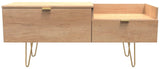 Hong Kong TV Console Unit with Gold Hairpin Legs