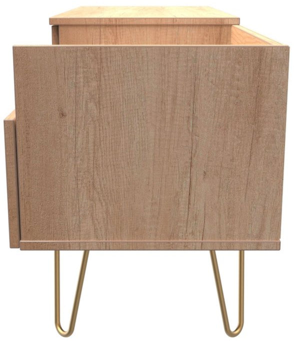 Hong Kong TV Console Unit with Gold Hairpin Legs