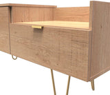 Hong Kong TV Console Unit with Gold Hairpin Legs