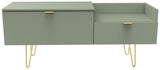 Hong Kong TV Console Unit with Gold Hairpin Legs
