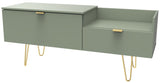 Hong Kong TV Console Unit with Gold Hairpin Legs